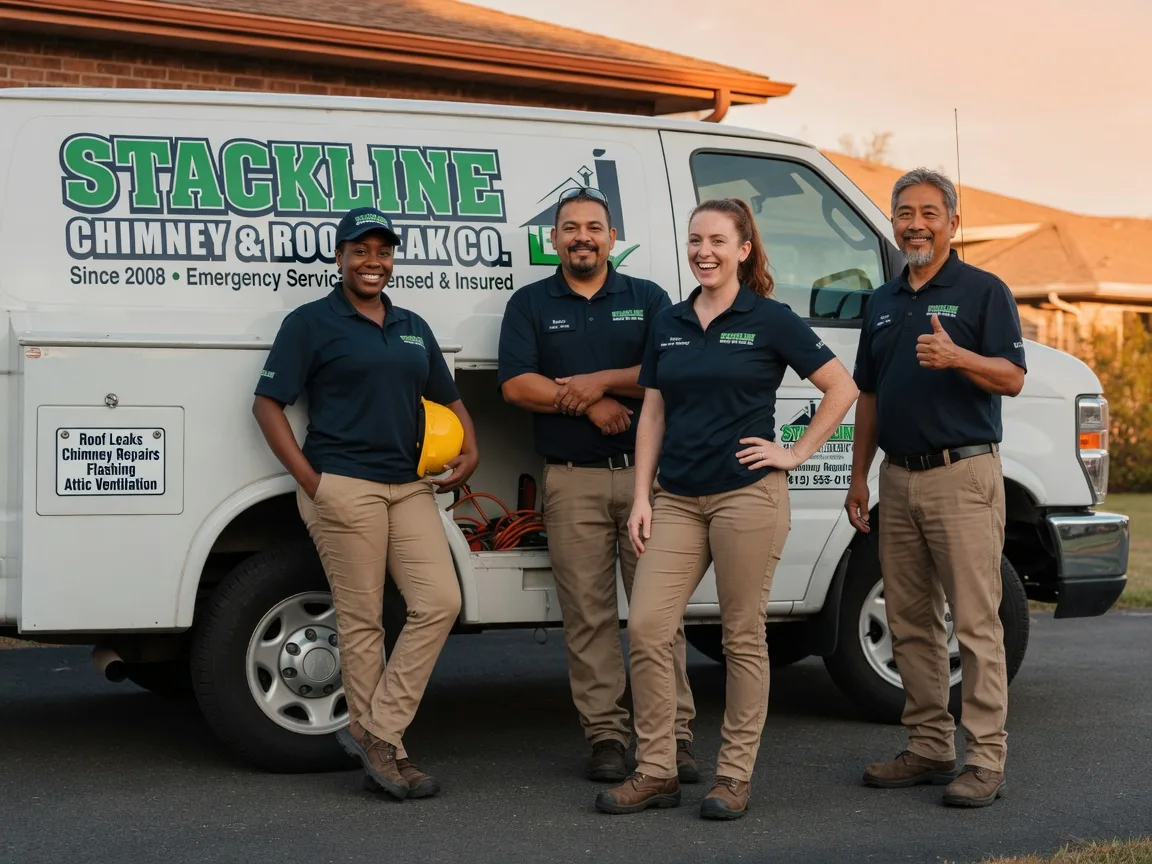 Chimney flashing repair company in Oakdale, CA